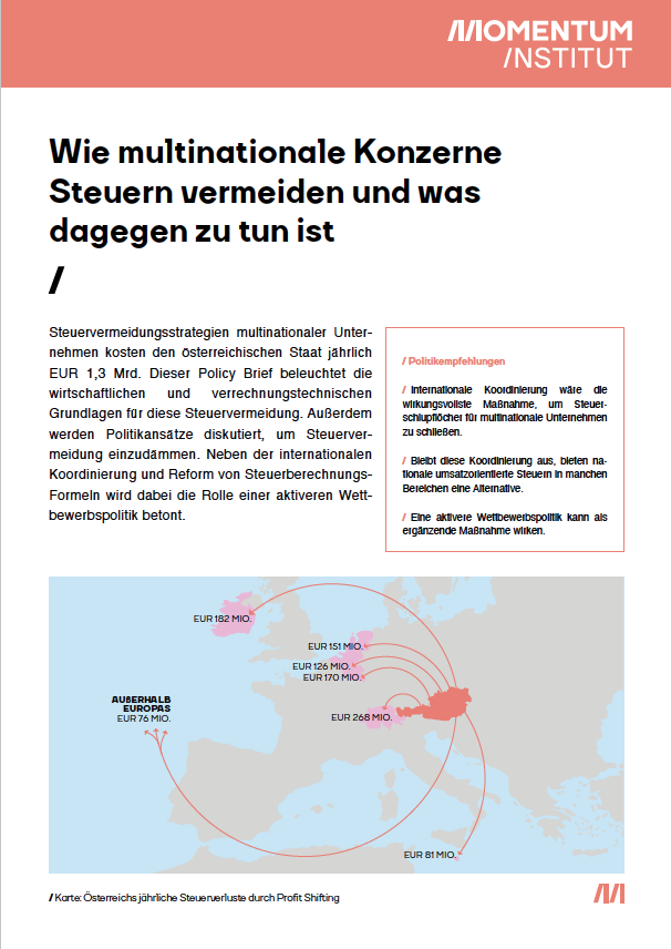 Cover Policy Brief Profit Shifting